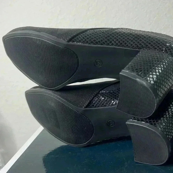 Karen Scott Womens Tillen Stretch Dressy Loafer Heels Shoes 8 M - Picture 8 of 14